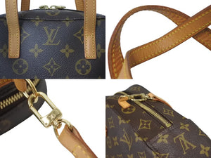 LOUIS VUITTON ルイ ヴィトン モノグラム スポンティーニ 2WAYハンドバッグ M47500 ブラウン 廃盤 美品 中古 4c072830