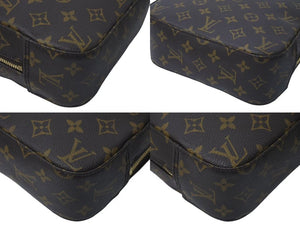 LOUIS VUITTON ルイ ヴィトン モノグラム スポンティーニ 2WAYハンドバッグ M47500 ブラウン 廃盤 美品 中古 4c072830