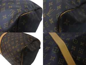 LOUIS VUITTON ルイヴィトン キーポル55 ボストンバッグ M41414 モノグラム ブラウン ゴールド金具 美品 中古 4c072833