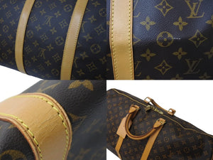 LOUIS VUITTON ルイヴィトン キーポル55 ボストンバッグ M41414 モノグラム ブラウン ゴールド金具 美品 中古 4c072833