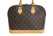 Load image into Gallery viewer, LOUIS VUITTON ルイヴィトン アルマPM ハンドバッグ M51130 モノグラム PVC ブラウン ゴールド金具 美品 中古 4c072834
