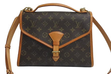 Load image into Gallery viewer, LOUIS VUITTON ルイ ヴィトン 2WAYショルダーバッグ M51122 ベルエア モノグラムキャンバス ブラウン 美品 中古 4c072840