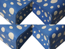 Load image into Gallery viewer, 極美品 LOUIS VUITTON ルイヴィトン オンザゴーPM 2wayバッグ 草間彌生 モノグラムアンプラント M46424 ブルー ホワイト 中古 4c072846