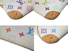 Load image into Gallery viewer, LOUIS VUITTON ルイヴィトン ポシェット ミラMM アクセサリーポーチ M60096 モノグラム マルチカラー ホワイト 良品 中古 4c072848