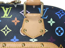 Load image into Gallery viewer, LOUIS VUITTON ルイヴィトン アルマPM ハンドバッグ M40444 モノグラム マルチカラー PVC レザー ブラック 美品 中古 4c072853