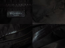 Load image into Gallery viewer, YVES SAINT LAURENT イヴサンローラン カハラ ハンドバッグ 123435 キャンバス レザー ピンク ロゴ刺繍 巾着タイプ 美品 中古 4c072857