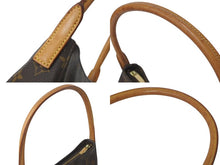 Load image into Gallery viewer, LOUIS VUITTON ルイヴィトン ルーピングMM ハンドバッグ M51146 モノグラム ゴールド金具 ブラウン 美品 中古 4c072860