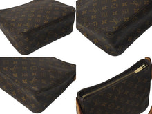 Load image into Gallery viewer, LOUIS VUITTON ルイヴィトン ルーピングMM ハンドバッグ M51146 モノグラム ゴールド金具 ブラウン 美品 中古 4c072860