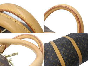 LOUIS VUITTON ルイヴィトン キーポル バンドリエール50 ボストンバッグ M41416 モノグラム PVC レザー ブラウン 美品 中古 4c072862