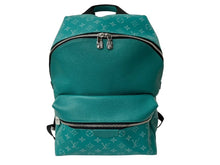 Load image into Gallery viewer, LOUIS VUITTON ルイヴィトン ディスカバリー リュック バックパック M30227 タイガラマ グリーン系 PVC レザー 美品 中古 4c072866