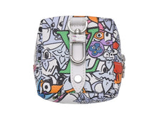 Load image into Gallery viewer, 極美品 LOUIS VUITTON ルイヴィトン モノグラム コミック ビジューサック スクエアード ポーチ M01049 マルチカラー PVC シルバー金具 中古 4c072871