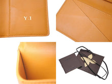 Load image into Gallery viewer, LOUIS VUITTON ルイヴィトン オーガナイザー ダミエアンフィニ カードケース イエロー イニシャル入り M63199 美品 中古 4c072873