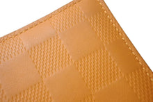 Load image into Gallery viewer, LOUIS VUITTON ルイヴィトン オーガナイザー ダミエアンフィニ カードケース イエロー イニシャル入り M63199 美品 中古 4c072873