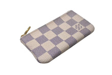 Load image into Gallery viewer, LOUIS VUITTON ルイヴィトン ポシェット クレ コインケース N62659 ダミエ アズール ホワイト 小銭入れ 美品 中古 4c072874