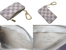 Load image into Gallery viewer, LOUIS VUITTON ルイヴィトン ポシェット クレ コインケース N62659 ダミエ アズール ホワイト 小銭入れ 美品 中古 4c072874