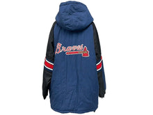 Load image into Gallery viewer, STARTER スターター ナイロンジャケット MLB 90年代 ポリエステル ネイビー レッド ブラック ホワイト サイズL 美品 中古 4c072880