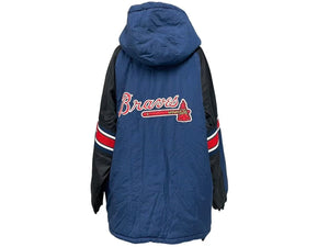 STARTER スターター ナイロンジャケット MLB 90年代 ポリエステル ネイビー レッド ブラック ホワイト サイズL 美品 中古 4c072880