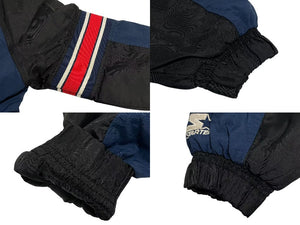 STARTER スターター ナイロンジャケット MLB 90年代 ポリエステル ネイビー レッド ブラック ホワイト サイズL 美品 中古 4c072880