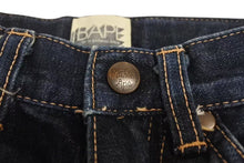 画像をギャラリービューアに読み込む, A BATHING APE アベイシングエイプ BAPE ベイプ パンツ ジーンズ JAPAN製 コットン ブルー オレンジ サイズ110 美品 中古 4c072881 