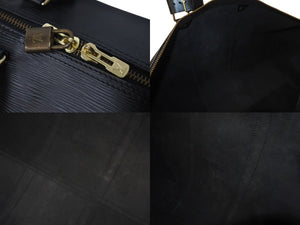LOUIS VUITTON ルイヴィトン ボストンバッグ トラベルバッグ M42942 キーポル60 ブラック エピレザー ゴールド金具 美品 中古 4c072883