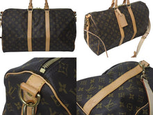 Load image into Gallery viewer, 極美品 LOUIS VUITTON ルイヴィトン キーポル バンドリエール45 ボストンバッグ M41418 モノグラム ブラウン 中古 4c072888