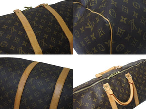 LOUIS VUITTON ルイヴィトン キーポル50 ボストンバッグ M41426 モノグラムキャンバス ブラウン ゴールド金具 美品 中古 4c072893