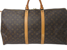 Load image into Gallery viewer, LOUIS VUITTON ルイヴィトン キーポル55 ボストンバッグ M41424 モノグラム ブラウン ゴールド金具 美品 中古 4c072895