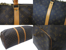 Load image into Gallery viewer, LOUIS VUITTON ルイヴィトン キーポル55 ボストンバッグ M41424 モノグラム ブラウン ゴールド金具 美品 中古 4c072895