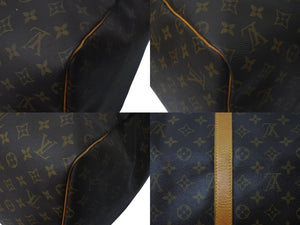 LOUIS VUITTON ルイヴィトン キーポル55 ボストンバッグ M41424 モノグラム ブラウン ゴールド金具 美品 中古 4c072895