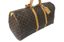 Load image into Gallery viewer, LOUIS VUITTON ルイヴィトン キーポル55 ボストンバッグ M41414 モノグラム ブラウン ゴールド金具 美品 中古 4c072896