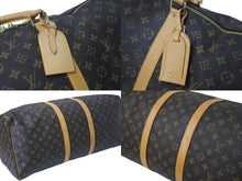 Load image into Gallery viewer, LOUIS VUITTON ルイヴィトン キーポル55 ボストンバッグ M41414 モノグラム ブラウン ゴールド金具 美品 中古 4c072896