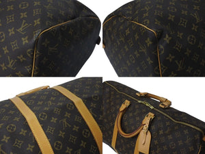 LOUIS VUITTON ルイヴィトン キーポル55 ボストンバッグ M41414 モノグラム ブラウン ゴールド金具 美品 中古 4c072896
