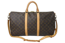 Load image into Gallery viewer, LOUIS VUITTON ルイヴィトン キーポル バンドリエール 50 ボストンバッグ M41416 モノグラム ブラウン 美品 中古 4c072899