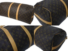 Load image into Gallery viewer, LOUIS VUITTON ルイヴィトン キーポル バンドリエール 50 ボストンバッグ M41416 モノグラム ブラウン 美品 中古 4c072899