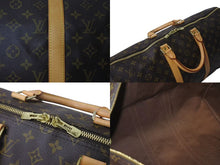 Load image into Gallery viewer, LOUIS VUITTON ルイヴィトン キーポル バンドリエール 50 ボストンバッグ M41416 モノグラム ブラウン 美品 中古 4c072899