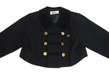 Load image into Gallery viewer, GIVENCHY ジバンシー Premiers Pas Coat kids プレミアズ パス コート キッズ サイズ 90 ブラック 美品 中古 4c072905