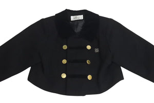 GIVENCHY ジバンシー Premiers Pas Coat kids プレミアズ パス コート キッズ サイズ 90 ブラック 美品 中古 4c072905