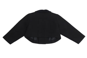 GIVENCHY ジバンシー Premiers Pas Coat kids プレミアズ パス コート キッズ サイズ 90 ブラック 美品 中古 4c072905