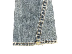 TRUE RELIGION トゥルーレリジョン キッズ フレアデニムパンツ 056-077487 インディゴ サイズ5 美品 中古 4c072906