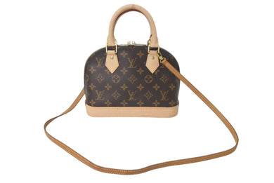 極美品 LOUIS VUITTON ルイヴィトン アルマBB ハンドバッグ M53152 ショルダー 2WAY モノグラムキャンバス PVC レザー 中古 4c072908