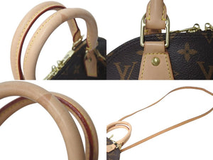 極美品 LOUIS VUITTON ルイヴィトン アルマBB ハンドバッグ M53152 ショルダー 2WAY モノグラムキャンバス PVC レザー 中古 4c072908