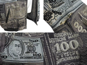 al wissam アルウィッサム レザージャケット 総刺繍 SOURCE MAGAZINE レザー ブラック 4KL 中古 4c072910