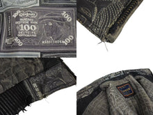 Load image into Gallery viewer, al wissam アルウィッサム レザージャケット 総刺繍 SOURCE MAGAZINE レザー ブラック 4KL 中古 4c072910