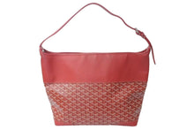 画像をギャラリービューアに読み込む, 極美品 GOYARD ゴヤール グレナディン ワンショルダーバッグ LUY020131 レザー PVC レッド シルバー金具 中古 4c072976