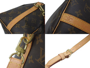 極美品 LOUIS VUITTON ルイヴィトン スピーディ バンドリエール25 ハンドバッグ M41113 2WAY ショルダー モノグラム ブラウン 新型 中古4c072977