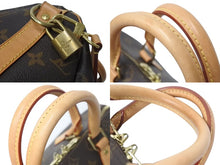 Load image into Gallery viewer, 極美品 LOUIS VUITTON ルイヴィトン スピーディ バンドリエール25 ハンドバッグ M41113 2WAY ショルダー モノグラム ブラウン 新型 中古4c072977