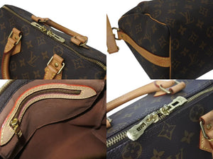 極美品 LOUIS VUITTON ルイヴィトン スピーディ バンドリエール25 ハンドバッグ M41113 2WAY ショルダー モノグラム ブラウン 新型 中古4c072977