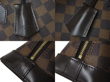 Load image into Gallery viewer, 極美品 LOUIS VUITTON ルイヴィトン アルマBB 2WAY ハンドバッグ N41221 ダミエ エベヌ ブラウン ショルダー PVC レザー 中古 4c072978
