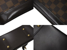 Load image into Gallery viewer, 極美品 LOUIS VUITTON ルイヴィトン アルマBB 2WAY ハンドバッグ N41221 ダミエ エベヌ ブラウン ショルダー PVC レザー 中古 4c072978
