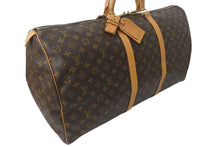 Load image into Gallery viewer, LOUIS VUITTON ルイヴィトン キーポル60 ボストンバッグ M41422 モノグラム ブラウン PVCコーティングキャンバス ヌメ革 美品 中古 4c072979